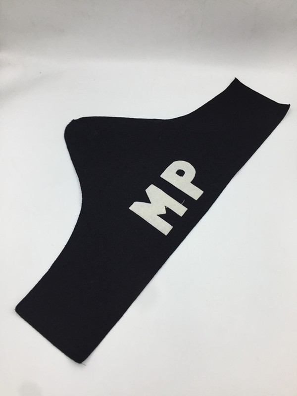 HIGH QUALIWW2 US ARMY MP IRREGULAR WOOLEN ARMBAND BLACK REPLICA gallery