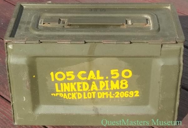U.S. WWII .50 Cal. Ammo Box Stencil, - Stencil 002 gallery