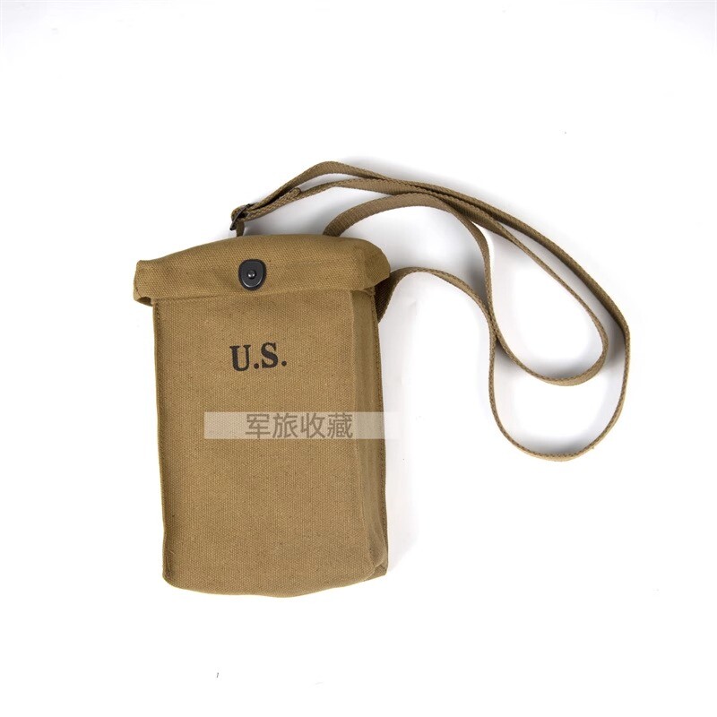 US Amry WW2 WWII MILITARY GENERAL Thomson Purpose Ammo Bag With Strap Bag Pouch gallery