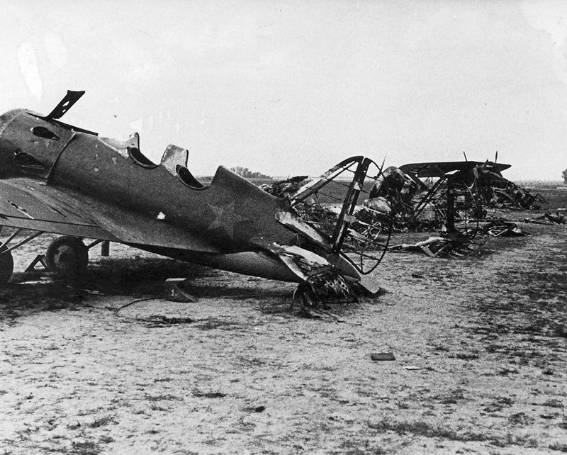 Destroyed Russian planes during Operation Barbarossa 8"x 10" WWII Photo WW2 489