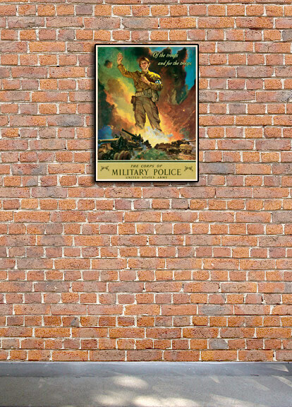 “The Corps of Military Police” 1942 Vintage Style World War 2 Poster - 24x32 gallery