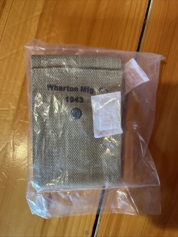 Us Ww2 Reproduction 45 Auto Magazine Pouch Sealed gallery