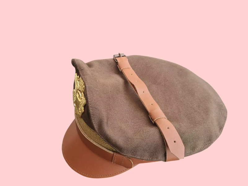 WW2 US Army Air Corps Officer Pilot Visor Crusher Cap – Reproduction gallery
