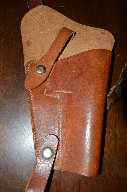 1911 Revolver Pilots Shoulder Holster Premium Drum Dyed Leather gallery