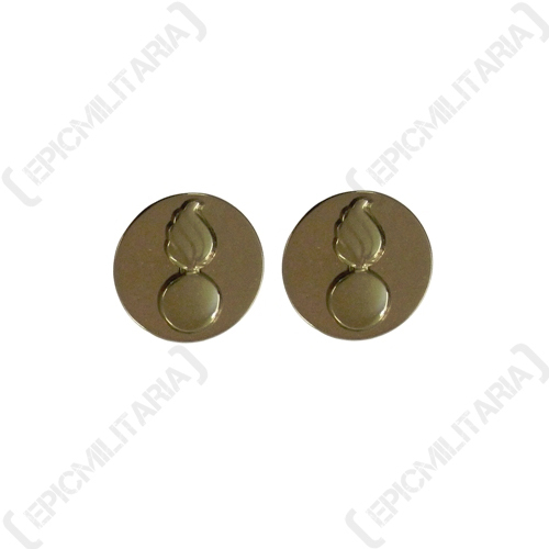 US Army Ordnance Enlisted Man’s Collar Insignia – WW2 Repro Badge Pin Uniform