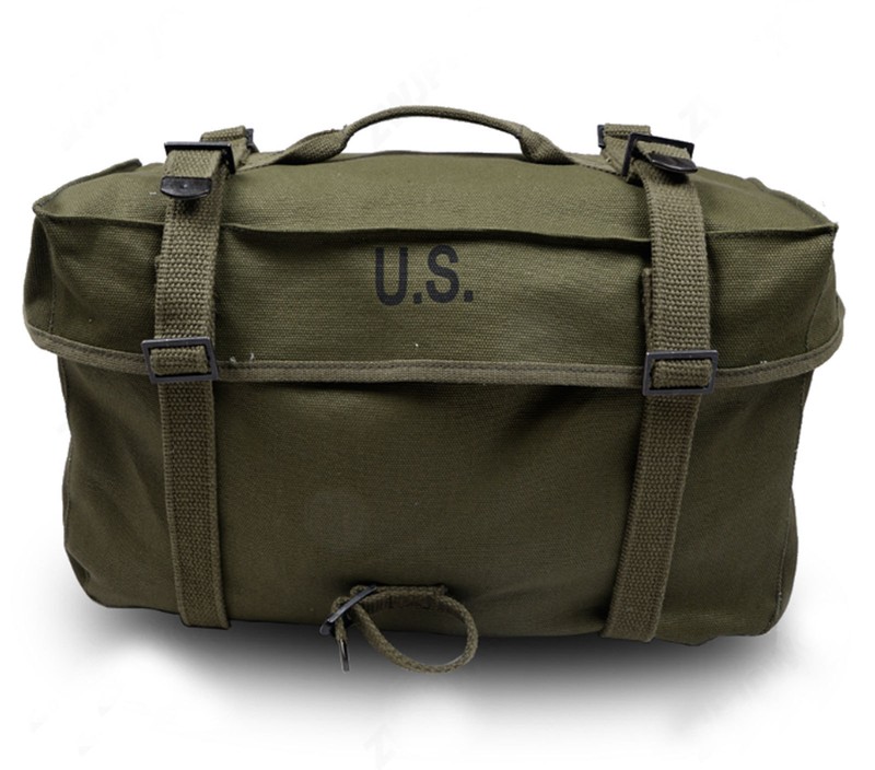 WWII US Army M1945 Field Knapsack Lower Bag Canvas Combat Pack -1579 gallery