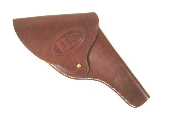 WWII US Army Flap Holster w/US Logo for .38 S&W Victory Revolver - Reproduction