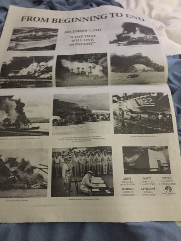 Pearl Harbor Dec 7 1941 Honolulu Newspaper Replica gallery