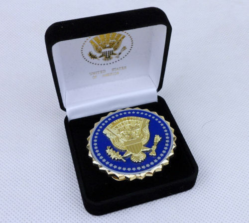 US Presidential Service President Identification Metal Badge Pin Collectibles T gallery