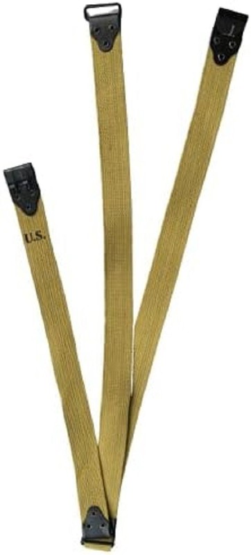 Khaki Thompson Triple 3 Magazine Belt Holster & M1903 Kerr Sling-WWII Canvas Set gallery