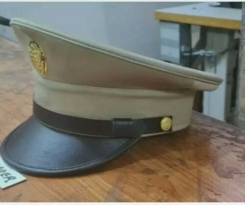 Hat Cap kepi - Custom USA Army Officer Hat with Eagle Emblem Badge Military Cap gallery