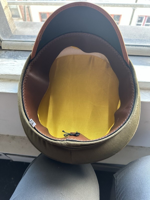 U.S. WWII Officer Visor Crusher Cap: Winter (OD Green)- All Size gallery
