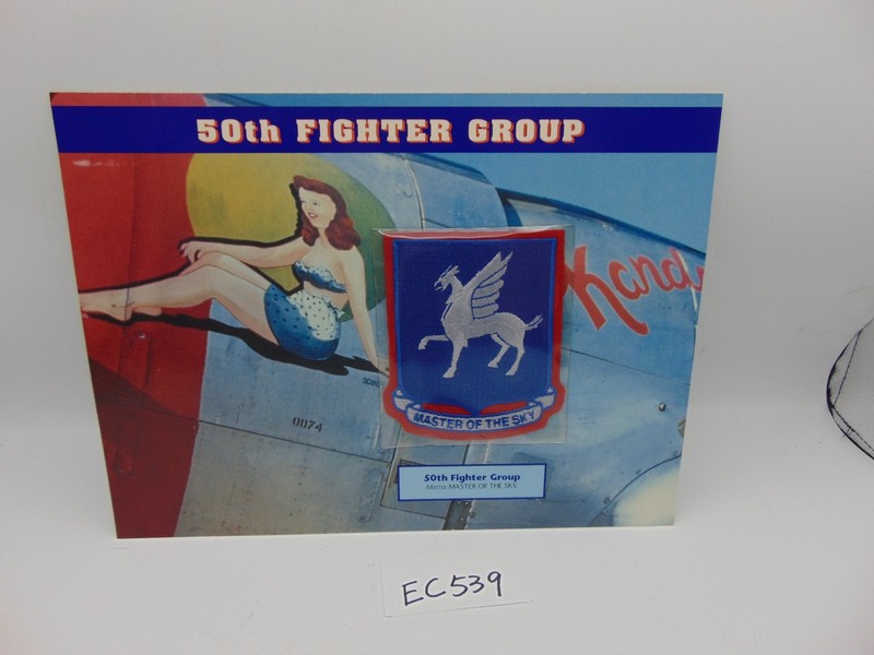 Willabee & Ward Emblems Of Air War WWII Patch 50th Fighter Group Master of Sky