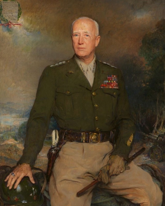 George S. Patton Portrait World War 2 WWII 11 x 14 Photo Picture Photograph ps1