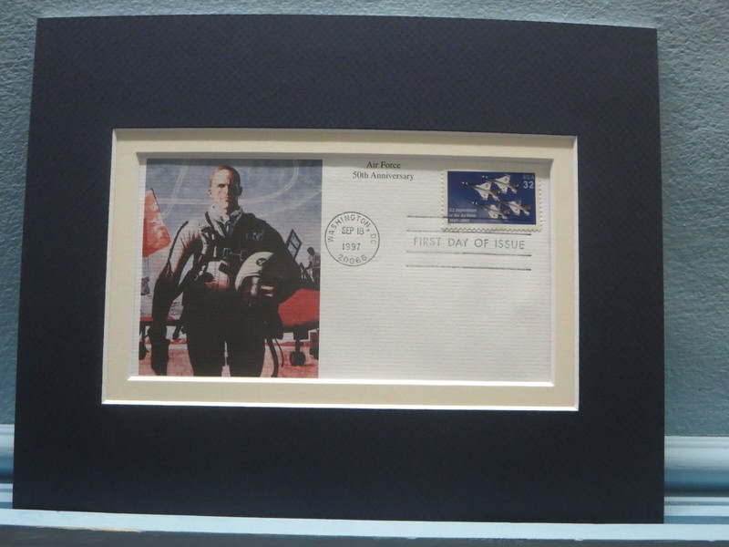 Honoring U.S. Air Force on its 50th Anniversary & First Day Cover of its stamp