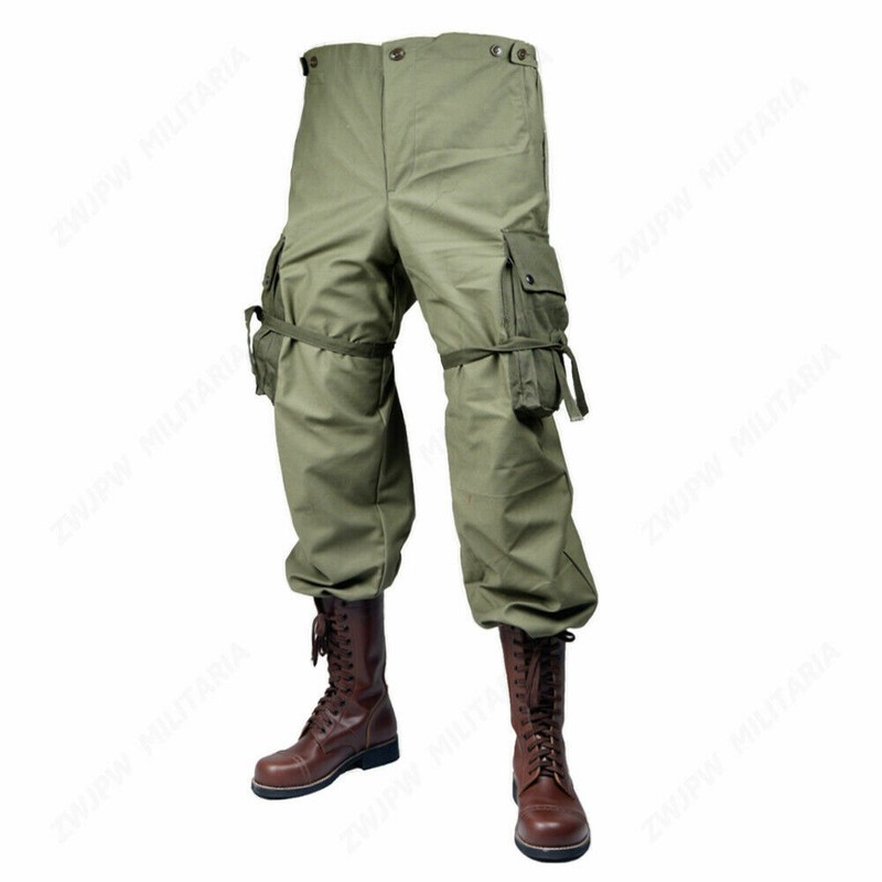 WW2 MILITARY ARMY GREEN M43 PANTS TROUSERS 34R gallery