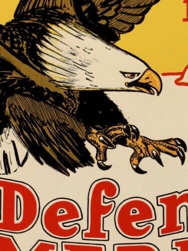 “U.S. Marines Defend America” 1942 Vintage Style World War 2 Poster - 24x32 gallery