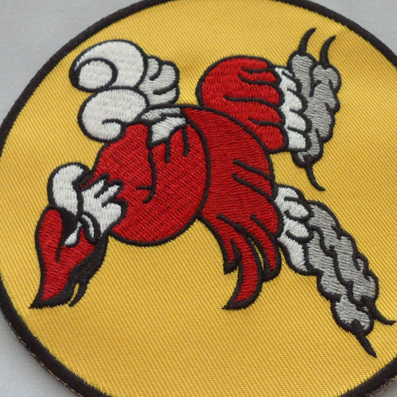 WWII US Air Force 334th Fighter Squadron Eagle Embroidered Patch insignia Emblem gallery