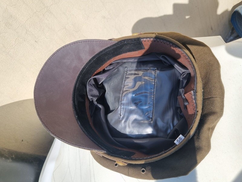 U.S. WWII Officer Visor Crusher Cap: Winter (OD Green)- All Size gallery