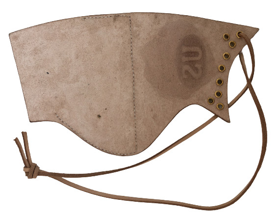 Leather Sniper Rifle Cheek Pad for WWII U.S. Garand Embossed US -Reproduction gallery