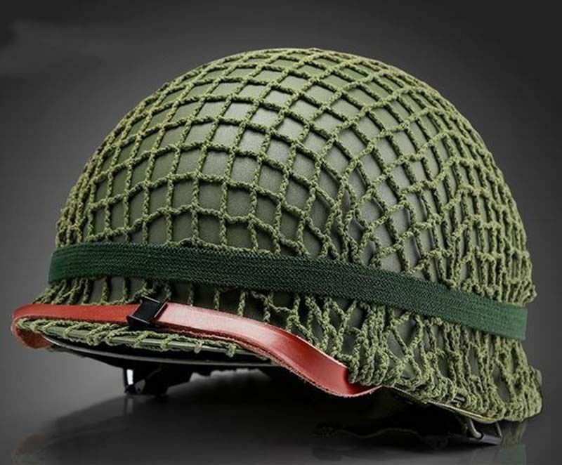 2 PC WWII US Army M1 M35 Helmet Cover Cotton Camouflage Helmet Net gallery