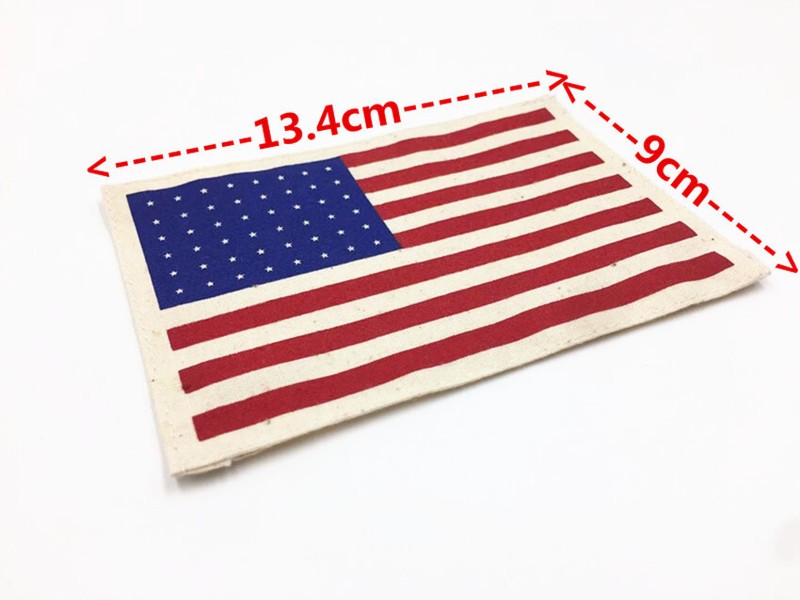 WW2 US ARMY AIRBORNE/PARATROOPER 48 STAR AMERICAN FLAG EARLY STAGE ARM BAND gallery