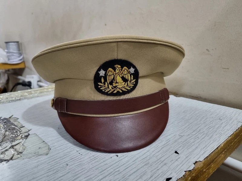 Mexican Army Military Officers Dress Visor Hat Cap All Size