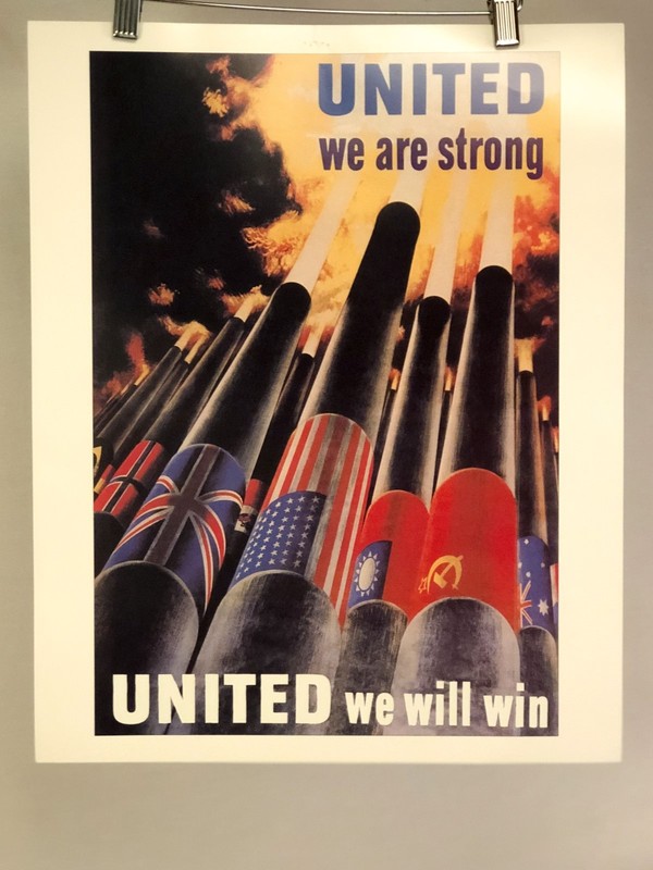 Set of Four WWII-Era Poster Reproductions 16x20 Hold The Line, Are You Doing.... gallery