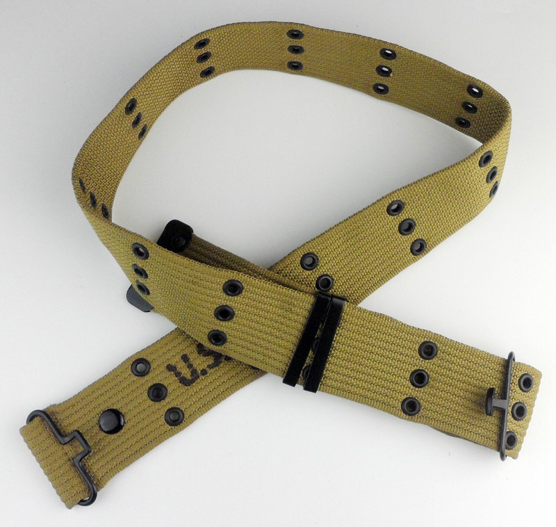 WWII US Army M1936 Suspenders Strap M1936 Belt Field Gear Canvas gallery