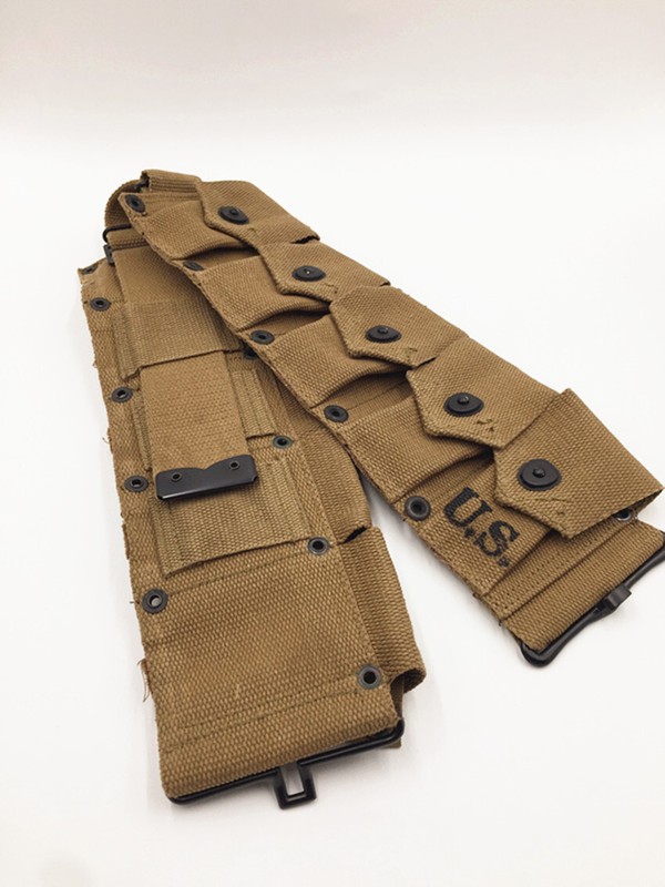 WW2 US ARMY EQUIPMENT M36 BAG BELT FIRST AID KIT AND 0.8L KETTLE X- TYPE STRAPS gallery