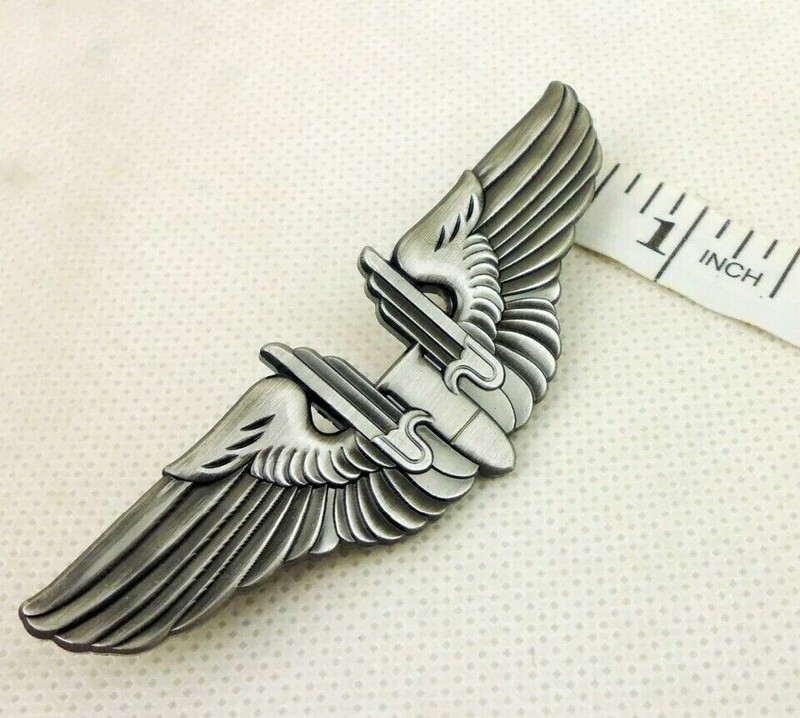 WWII US ARMY AIR FORCE USAAF AERIAL GUNNER WINGS BADGE PIN MILITARY GIFT gallery