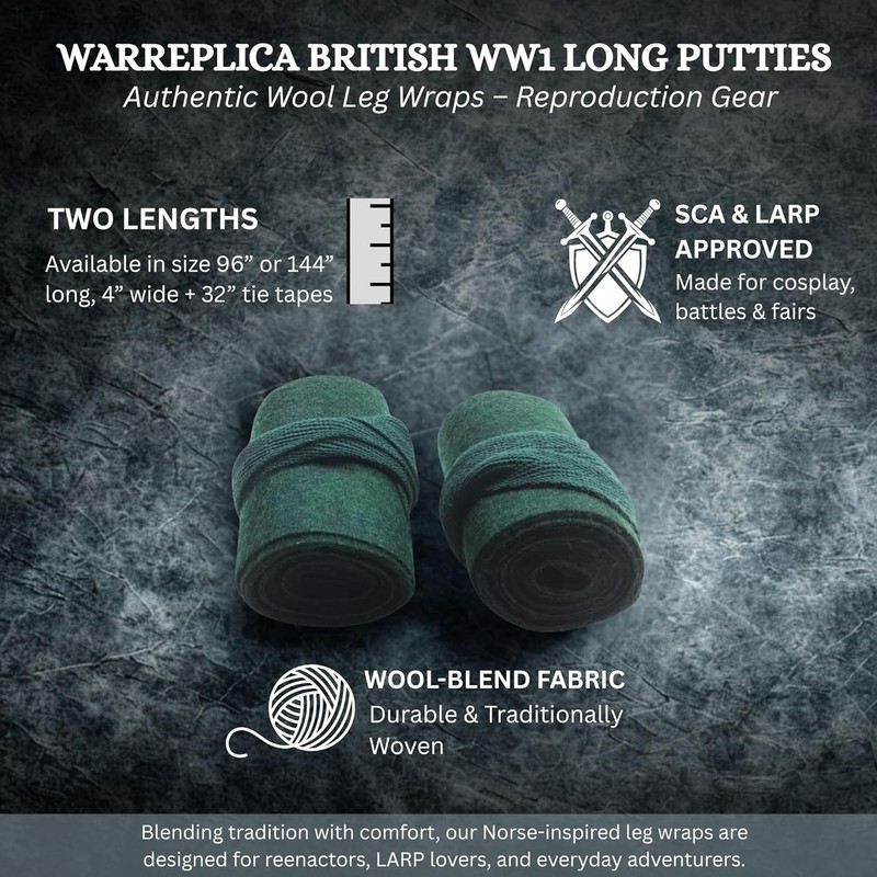Wool Leg Wraps | Historical Reenactment Gear gallery
