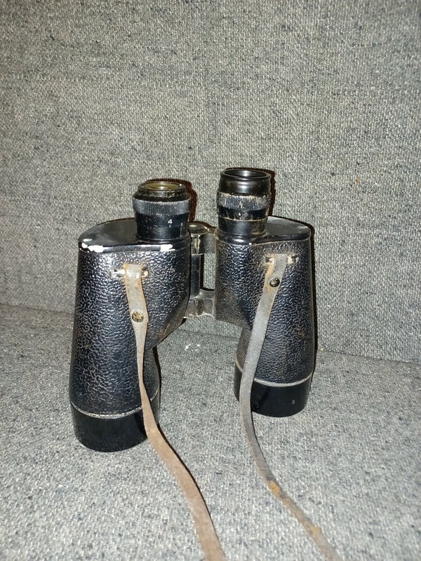 US WWII USN BAUSCH AND LOMB BINOCULARS 7X50 WITH CASE gallery
