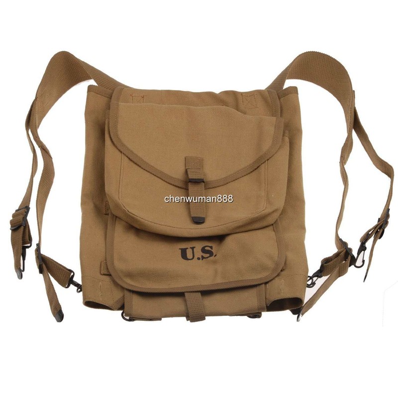 WWII WW2 U.S. ARMY MILITARY M-1928 HAVERSACK KNAPSACK BACKPACK BAG gallery