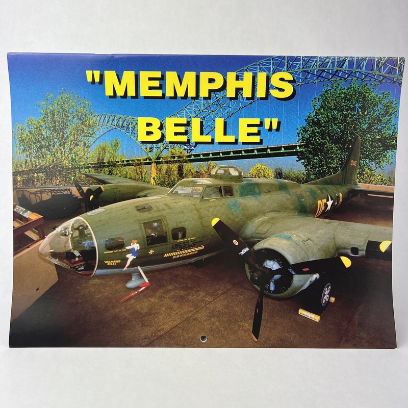 Vintage WW2 Military Plane “Memphis Belle” Flight Log Calendar UNUSED