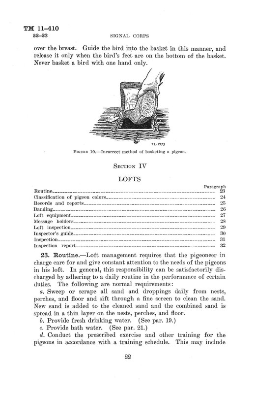 REPRINT HOMING PIGEON MANUAL 1940 76p TM 11-410 HIGH-QUALITY HALFTONE WWII gallery