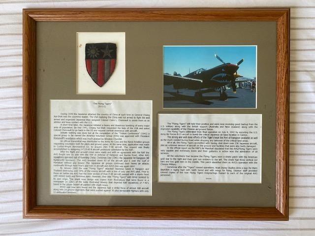 Flying Tigers original patch - World War 2 - Vintage