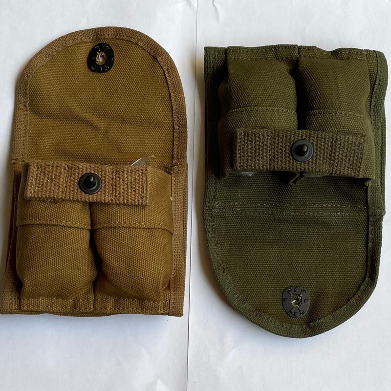 Two styles WW2 US Military M1 Carbine Rifle Mag Military Ammunition Pouch Bag gallery