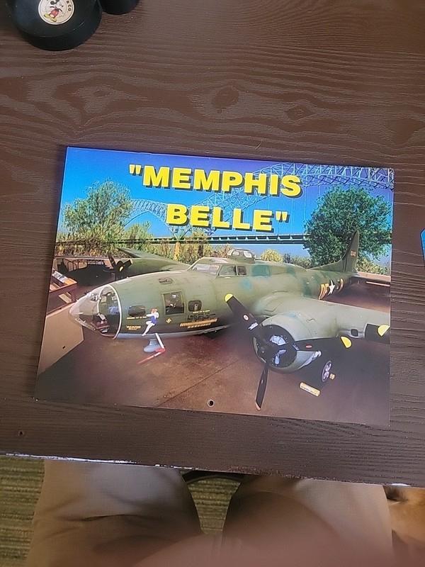 Vintage WW2 Military Plane “Memphis Belle” Flight Log Calendar UNUSED