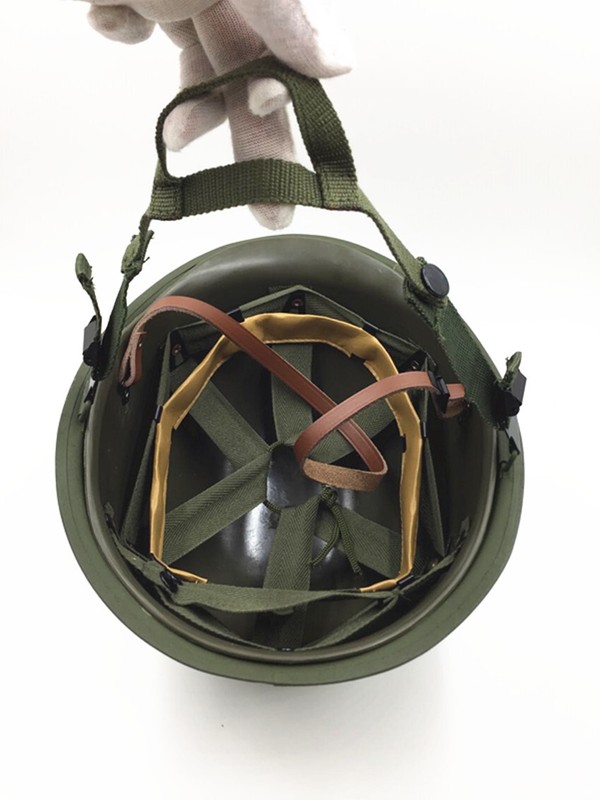 WWII WW2 US Army M1 Helmet -Green Seam America Military Helmet gallery