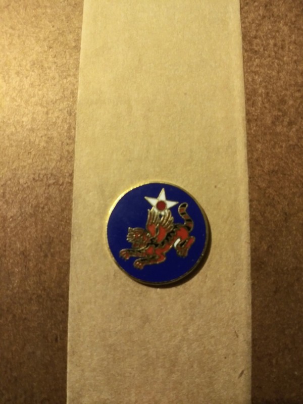 USAAF 14th Air Corps Pin/DUI/Insignia Clutch Back – WW2 Reproduction
