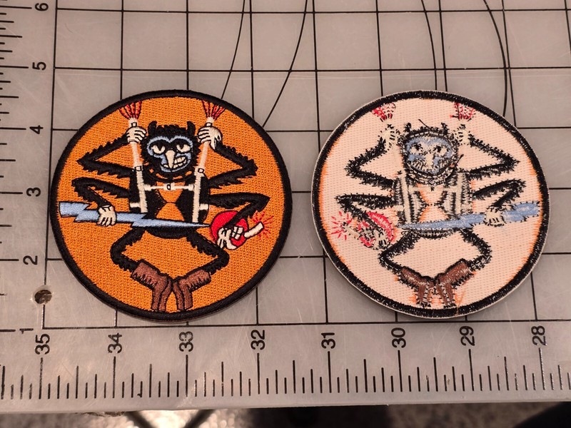 Repro WW2 US Army 507 Airborne Unit Patch PIR Parachute Infantry Rgt Glue 3275