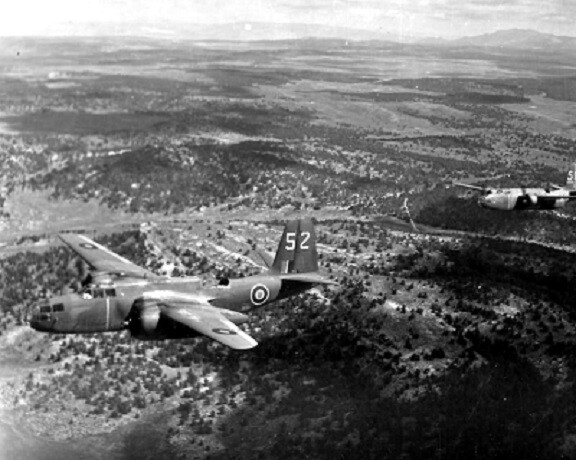 Douglas A-20 Havoc Attack Aircraft Medium Bomber in flight 8×10 WWII Photo 413a