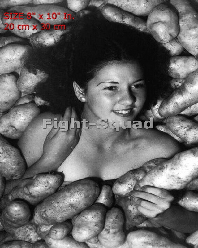 Picture Photo Pinup Pinup girl in potato 6043 8x10in