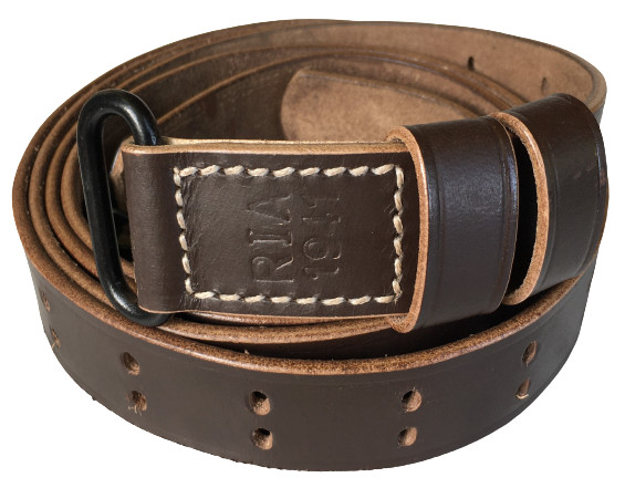 WWII M1941 Pattern Leather Rifle Steel Fitting Dark Brown Ria Sling gallery
