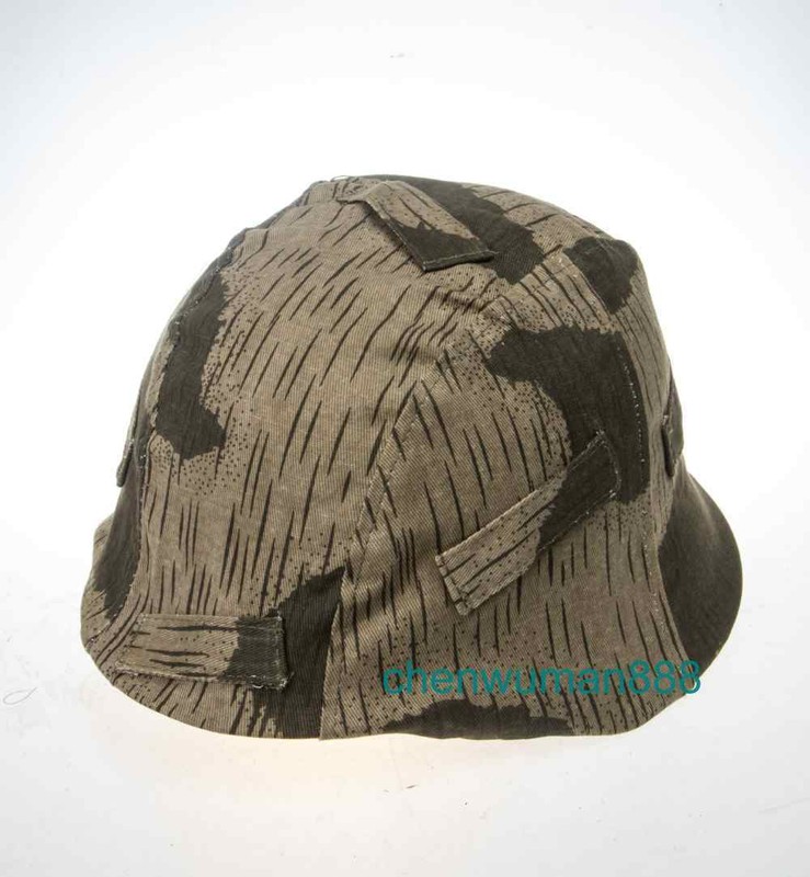 WW2 WWII GERMAN M35 ARMY CAMOUFLAGE HELMET COVER A CAMO WHITE COVER WAR MILITARY