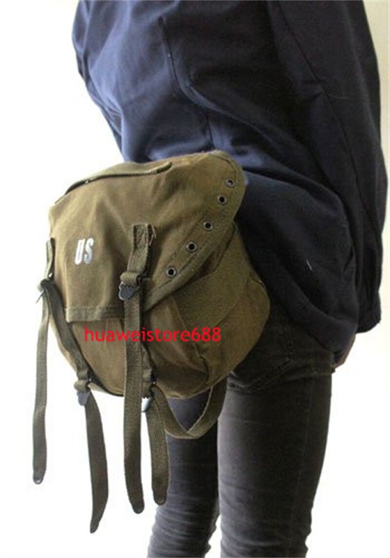 U.S. Vietnam War Combat Field M1961 Butt Pack Canvas Waist Bag WWII Replica gallery