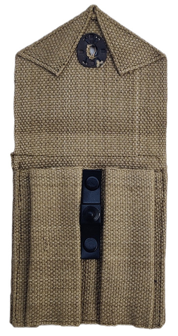 .45 Colt Pouch M1 Webbing Canvas Belt OD Green with M1911 Colt Holster BLACK gallery