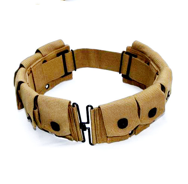 WW2 US Army M1 Garand Ammo Pouch Belt 1943 Khaki