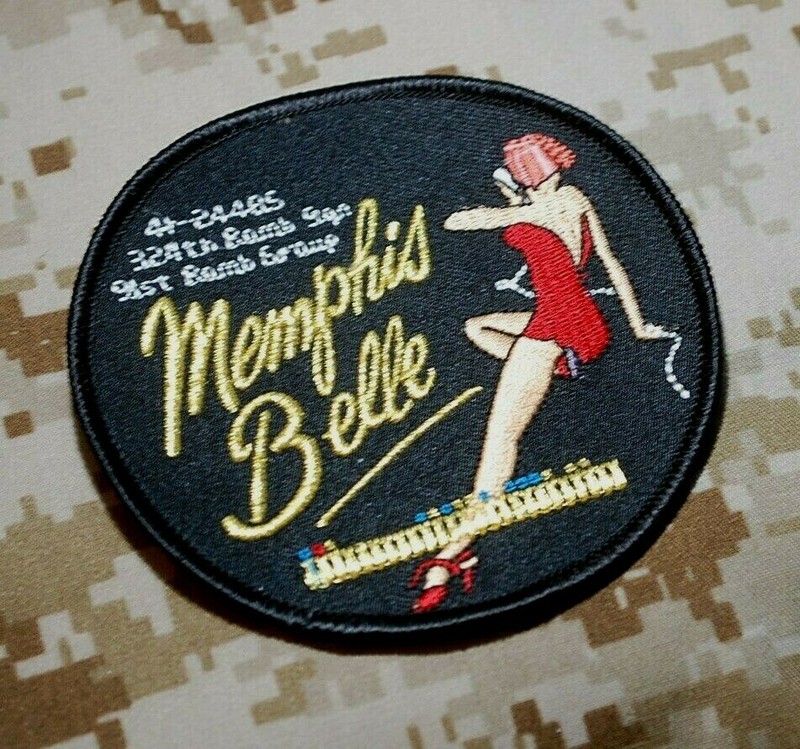 BOEING BOMBER B-17 FLYING FORTRESS 8th USAAF MEMPHIS BELLE iron-on (blue) PATCH gallery